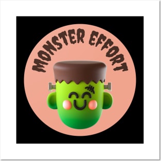 Spooky Monster Halloween Posters and Art